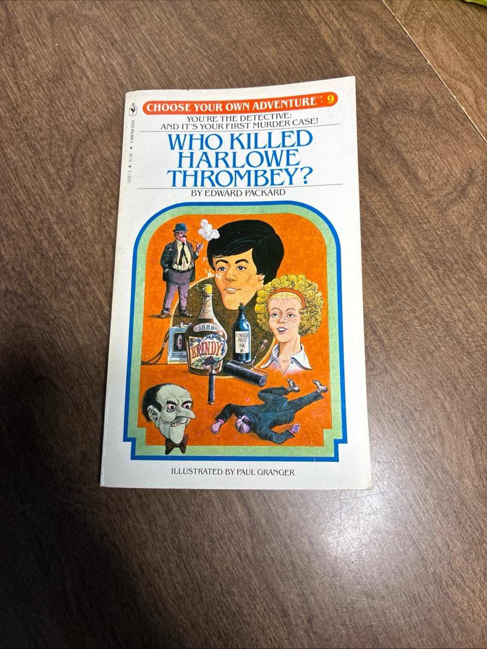 Who Killed Harlowe Thrombey? Edward Packard Choose Your Own Adventure 1981 CYOA
